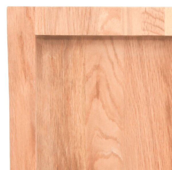 Koupelnová deska hnědá 120x30x(2-4) cm ošetřený masivní dřevo 3156137