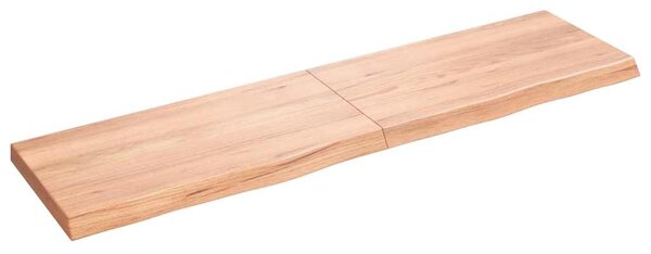 Koupelnová deska hnědá 120x30x(2-4) cm ošetřený masivní dřevo 3156137