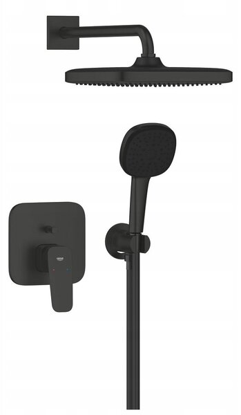 Podomítkový sprchový set Grohe Tempesta 250 černý Cubeo 1053362430