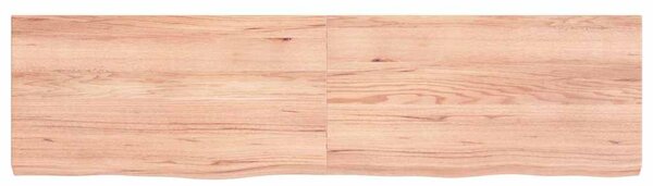 Koupelnová deska hnědá 120x30x(2-4) cm ošetřený masivní dřevo 3156137