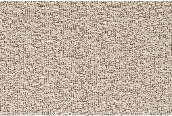 Béžová polstrovaná lavice z textilie bouclé Noxx – White Label