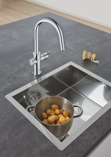 Grohe Blue kuchyňská baterie s filtrem stojící StarLight Chrome 31541000