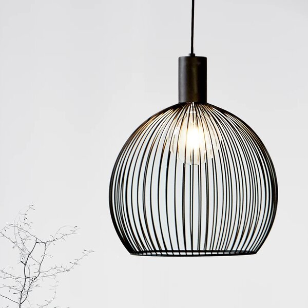 Nordlux Aver závěsné svítidlo 1x60 W černá 84263003