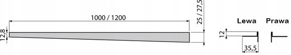 Alcaplast APZ902M/1200 Lineární odtok 120 cm