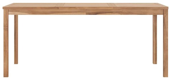 Zahradní jídelní stůl 180 x 90 x 77 cm masivní teakové dřevo 315621