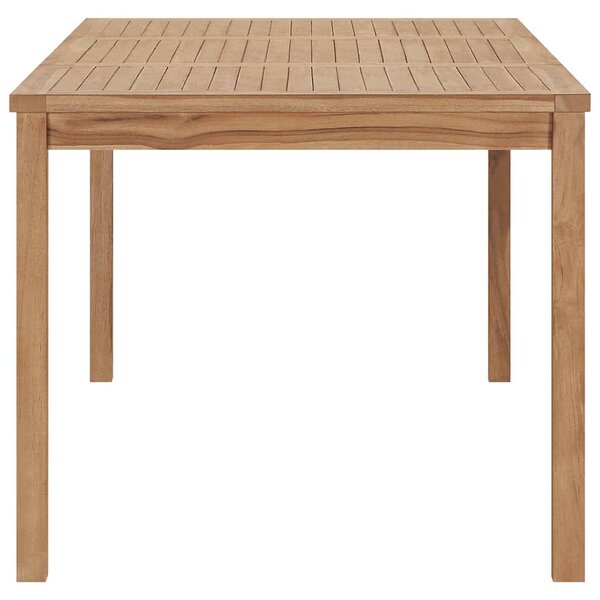 Zahradní jídelní stůl 180 x 90 x 77 cm masivní teakové dřevo 315621