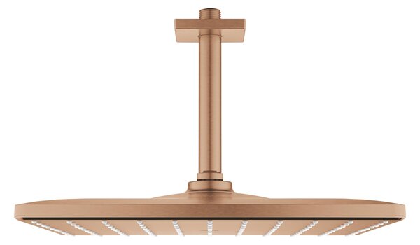 Grohe Rainshower hlavová sprchá s ramenem 31x31 cm čtvercový Brushed Warm Sunset 26566DL0