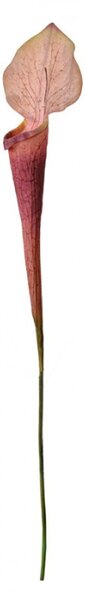 Umělá rostlina růžový květ kaly – 75 cm