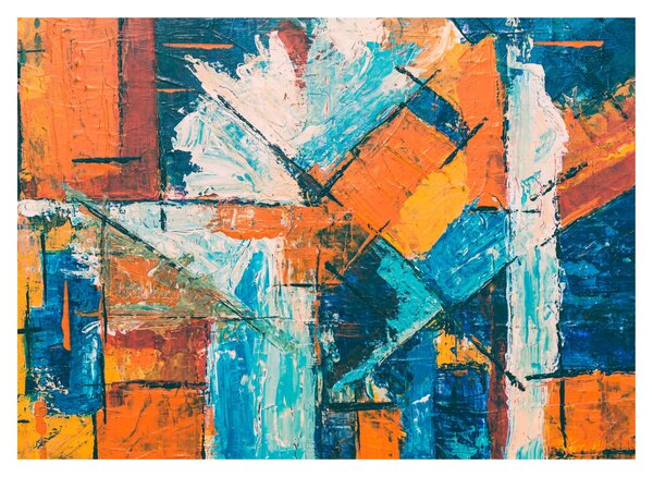 Skleněný obraz - Abstrakce (70x50 cm)