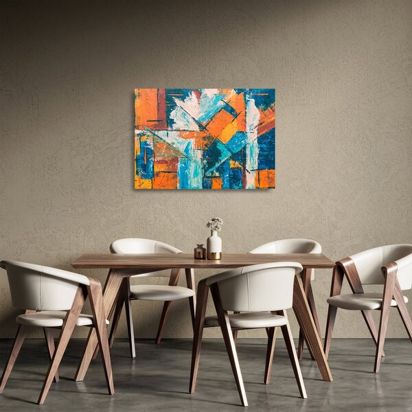 Skleněný obraz - Abstrakce (70x50 cm)