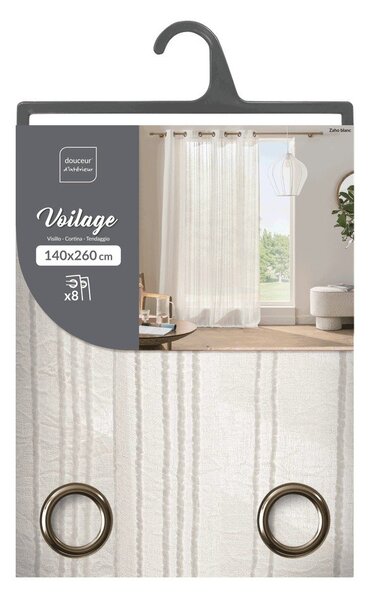 Bílý závěs 140x260 cm Zaho – douceur d'intérieur