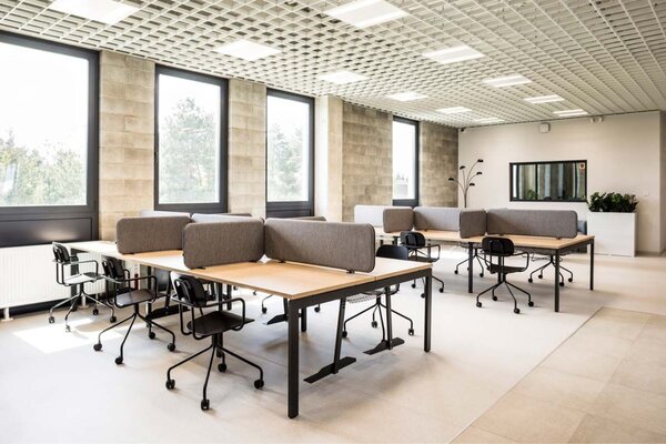 MDD Béžovo-šedá konferenční židle New School s područkami