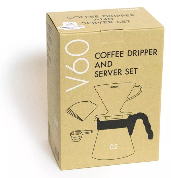 Hario sada Pour Over Kit V60-02 černý