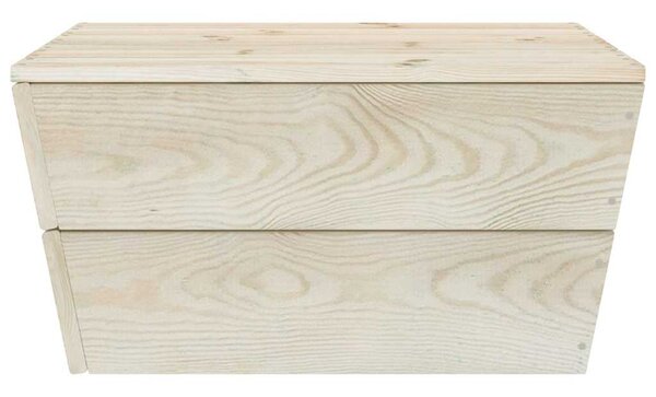 Zahradní stoly 2 ks 60 x 60 x 30 cm impregnované smrkové dřevo 315635