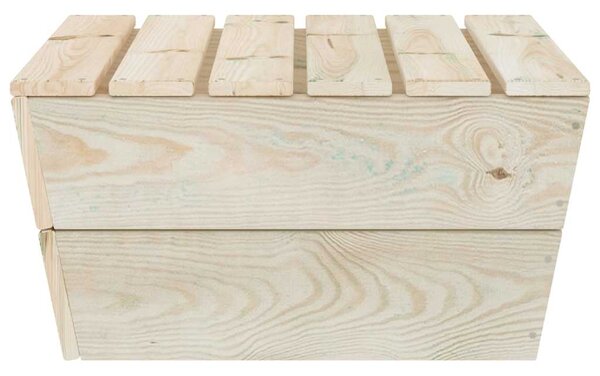 Zahradní stoly 2 ks 60 x 60 x 30 cm impregnované smrkové dřevo 315635