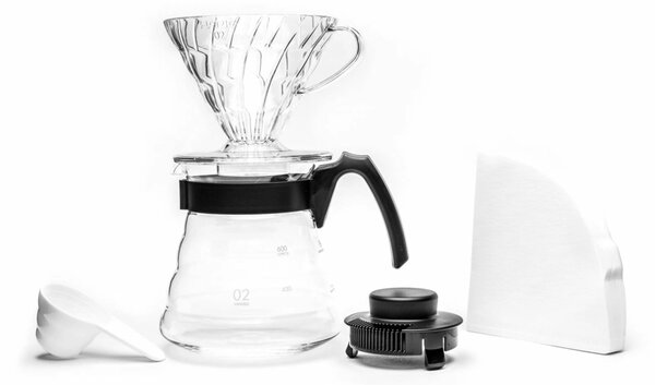Hario sada Pour Over Kit V60-02 černý