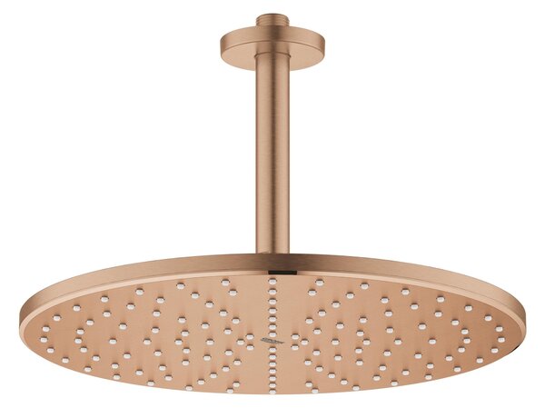 Grohe Rainshower hlavová sprchá s ramenem 31x31 cm kulatý Brushed Warm Sunset 26560DL0