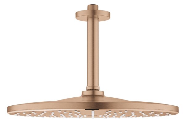 Grohe Rainshower hlavová sprchá s ramenem 31x31 cm kulatý Brushed Warm Sunset 26560DL0