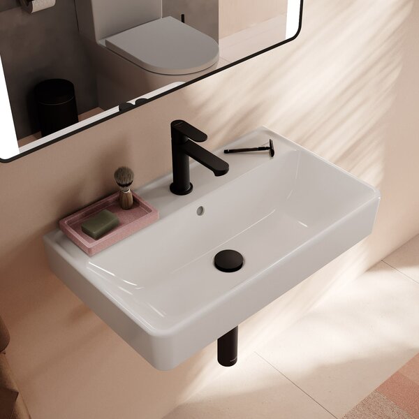 Hansgrohe Xanuia Q umyvadlo 65x39 cm obdélníkový klasický bílá lesk 60617450