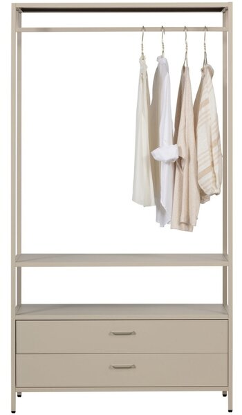 -25 % Dny MOMENTI– WOOOD Béžový kovový stojací věšák Ferris 185 x 100 cm