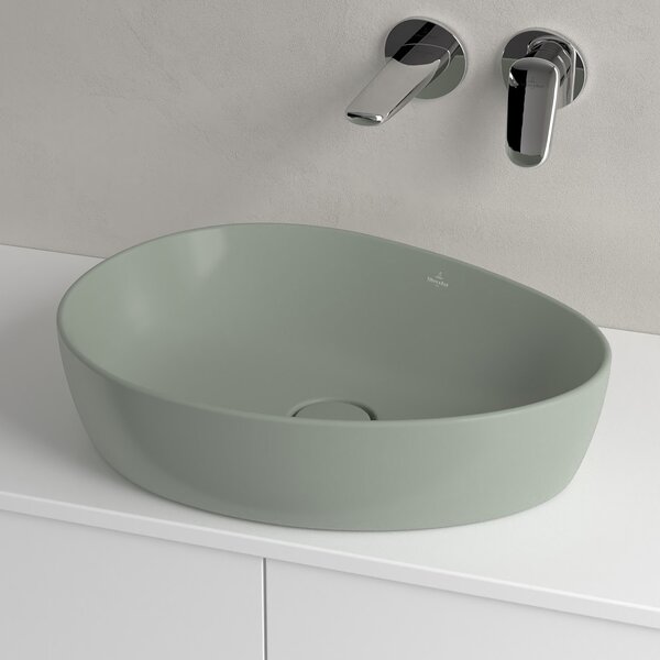 Villeroy & Boch Antao umyvadlo 51x40 cm na pult zelená matný 4A7351R8