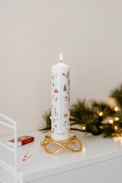 Adventní svíčka Vánoční myšky