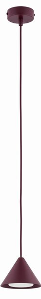 Závěsné svítidlo ELIT 1 – vínové, 1× GX53, šířka 12 cm