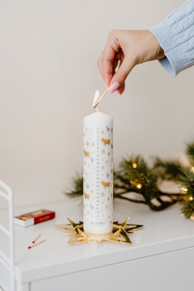 Adventní svíčka Zlaté prasátko