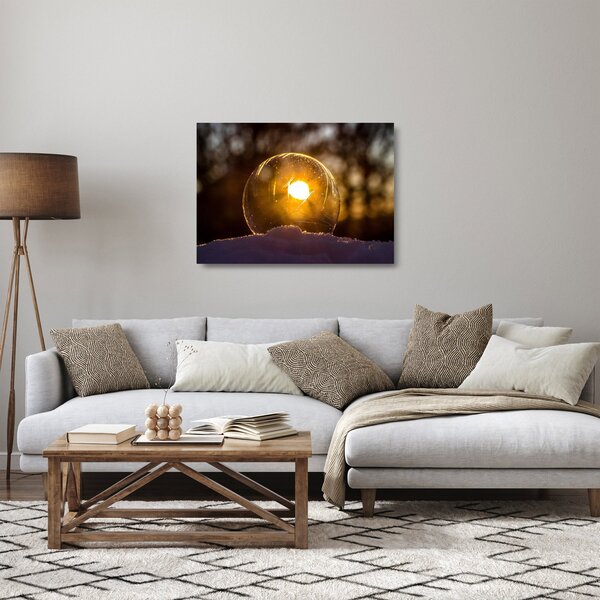 Skleněný obraz - Průhledná bublina (70x50 cm)
