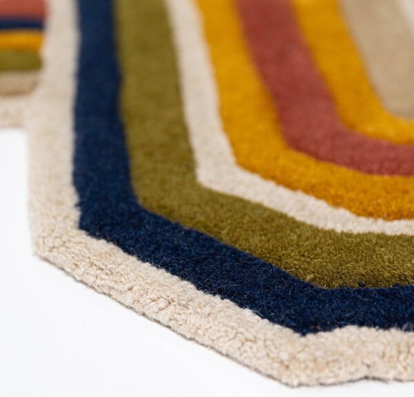 Ručně tkaný vlněný běhoun 80x300 cm Lattice Shaped – Flair Rugs