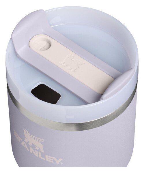 Termoska s brčkem z nerezové oceli v levandulové barvě 600 ml Quencher H2.O FlowState™ Tumbler Purple Dust – Stanley