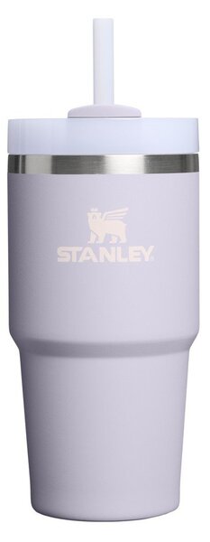 Termoska s brčkem z nerezové oceli v levandulové barvě 600 ml Quencher H2.O FlowState™ Tumbler Purple Dust – Stanley