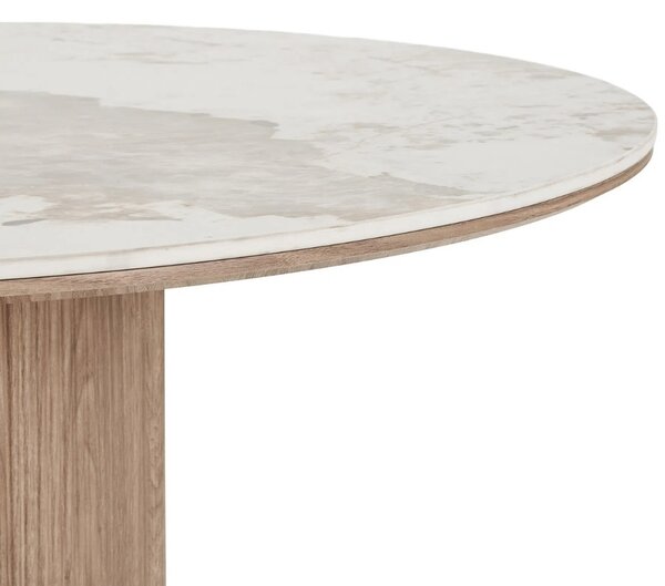 -25 % Dny MOMENTI– Nordic Living Bílý keramický jídelní stůl Athena 120 cm