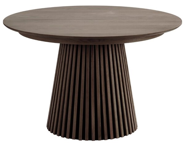 Nordic Living Hnědý rozkládací stůl Osaika 120/240 x 120 cm