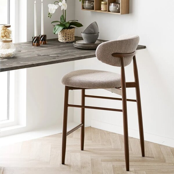 -25 % Dny MOMENTI– Nordic Living Béžová barová židle Levantio 65 cm
