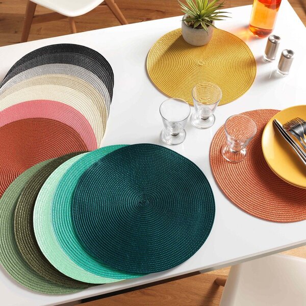 Plastové prostírání ø 35 cm Zebulon – douceur d'intérieur