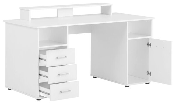 PSACÍ STŮL, bílá, 150/70/70 cm MID.YOU - Online Only psací stoly, Online Only