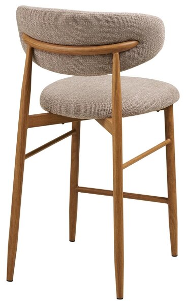 -25 % Dny MOMENTI– Nordic Living Béžová barová židle Levantio 65 cm