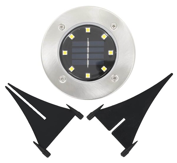 Solární světlo k zapíchnutí do země 8 ks LED RGB barva 315695