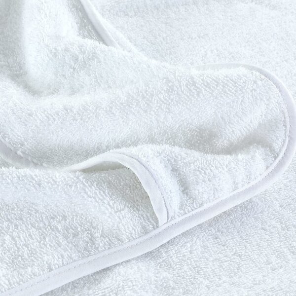 Plážové osušky 6 ks bílé 60 x 135 cm textil 400 GSM 3157051
