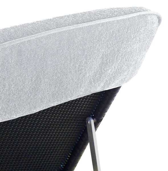Plážové osušky 6 ks bílé 60 x 135 cm textil 400 GSM 3157051