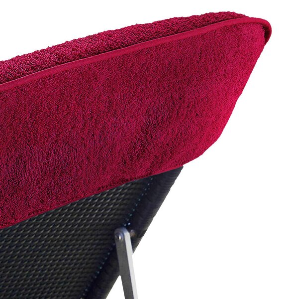 Plážové osušky 4 ks vínové 60 x 135 cm textil 400 GSM 3157056