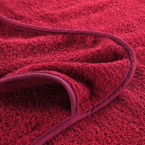 Plážové osušky 6 ks vínové 60 x 135 cm textil 400 GSM 3157057