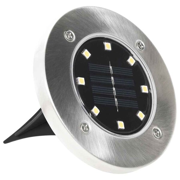 Solární světlo k zapíchnutí do země 8 ks LED RGB barva 315695