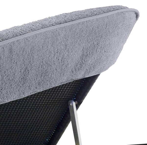 Plážové osušky 4 ks šedé 60 x 135 cm textil 400 GSM 3157052