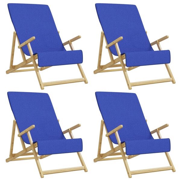 Plážové osušky 4 ks královsky modré 60 x 135 cm textil 400 GSM 3157058
