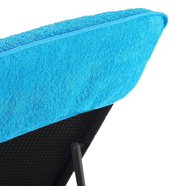 Plážové osušky 4 ks tyrkysové 60 x 135 cm textil 400 GSM 3157060