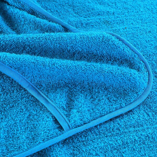 Plážové osušky 6 ks tyrkysové 60 x 135 cm textil 400 GSM 3157061