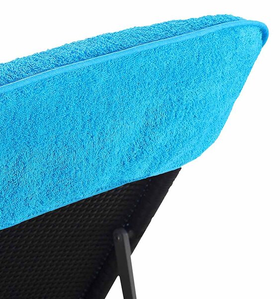 Plážové osušky 6 ks tyrkysové 60 x 135 cm textil 400 GSM 3157061