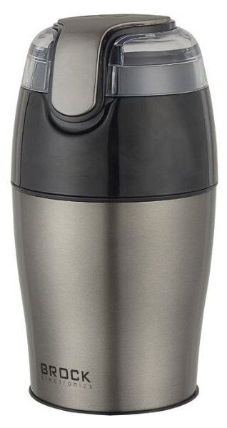 Mlýnek na kávu Brock, s tříštivými noži, 150W, na 50g kávy, šedý